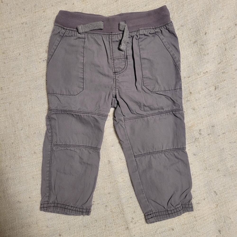Carter's Drawstring Pants Size 12 Months Gray